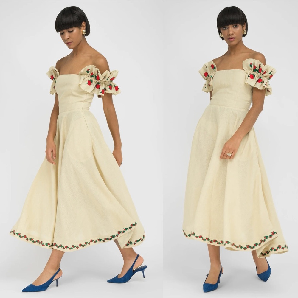 Tuckernuck Fanm Mon | Alanya Linen Dress Size: Small